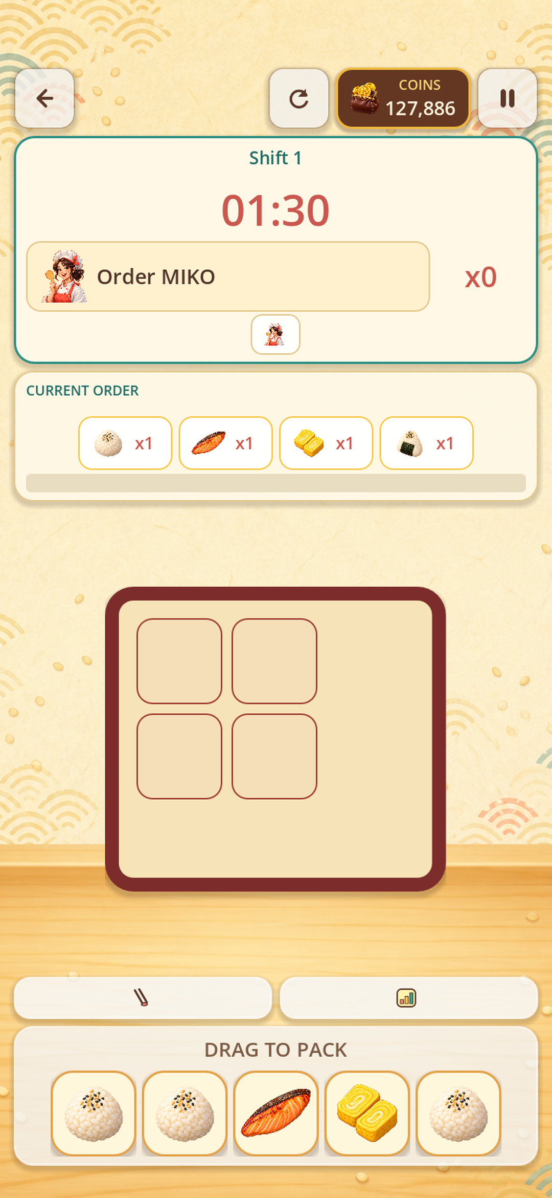 Serve a rotating chef cast in lively timed Customer Rush orders.