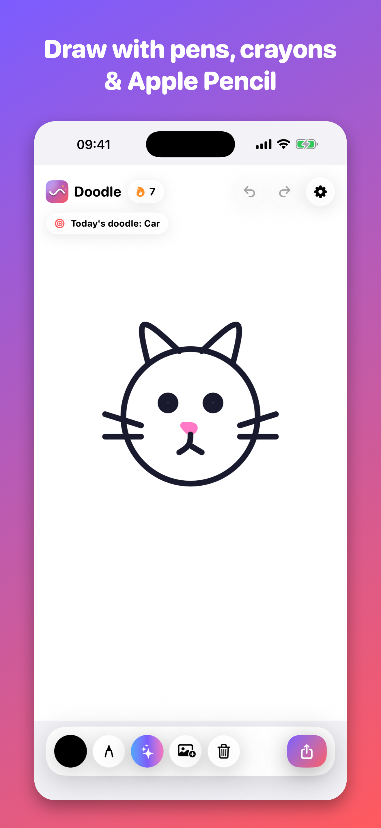 Doodle: Draw, AI Guess, Share screenshot 1