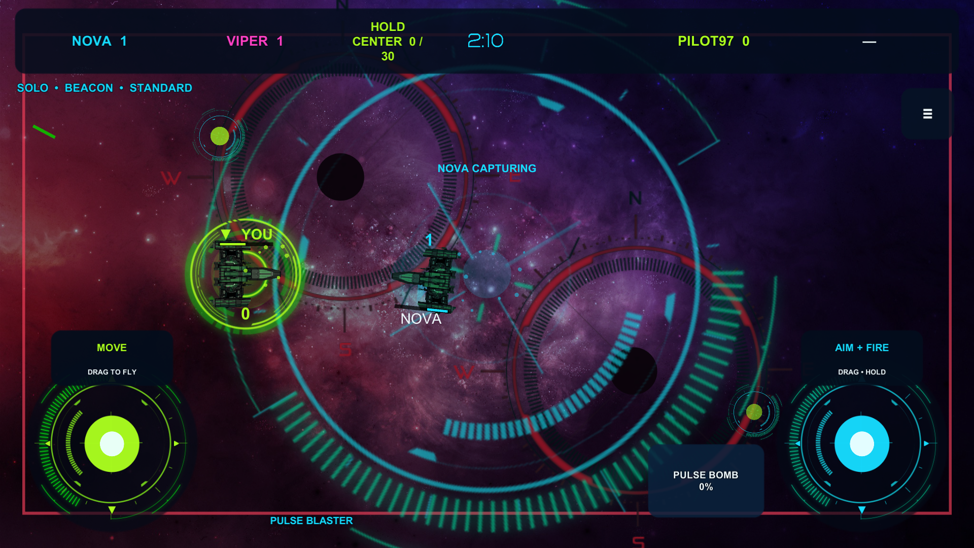 信標爭奪 — 利用掩體作戰,佔領 Crimson Rift 中心。
